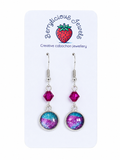 Purple Passion Dangle Earrings