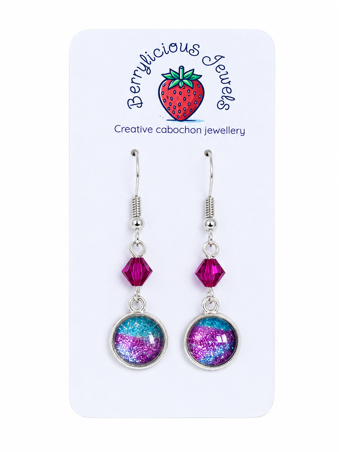 Purple Passion Dangle Earrings