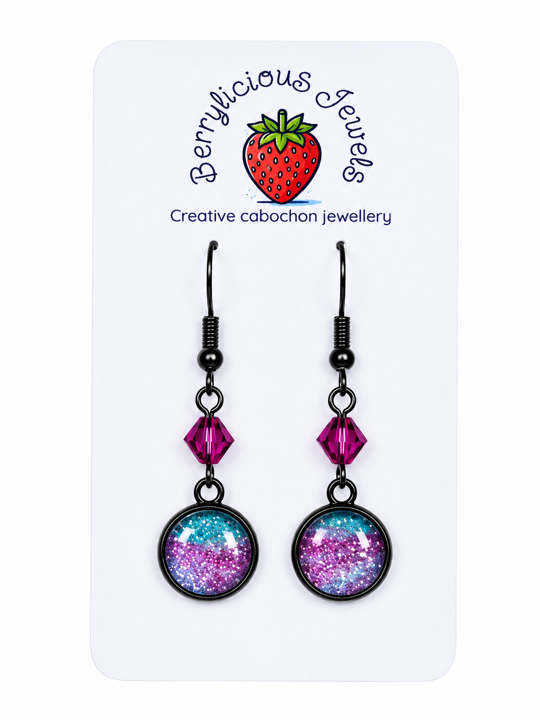 Purple Passion Dangle Earrings
