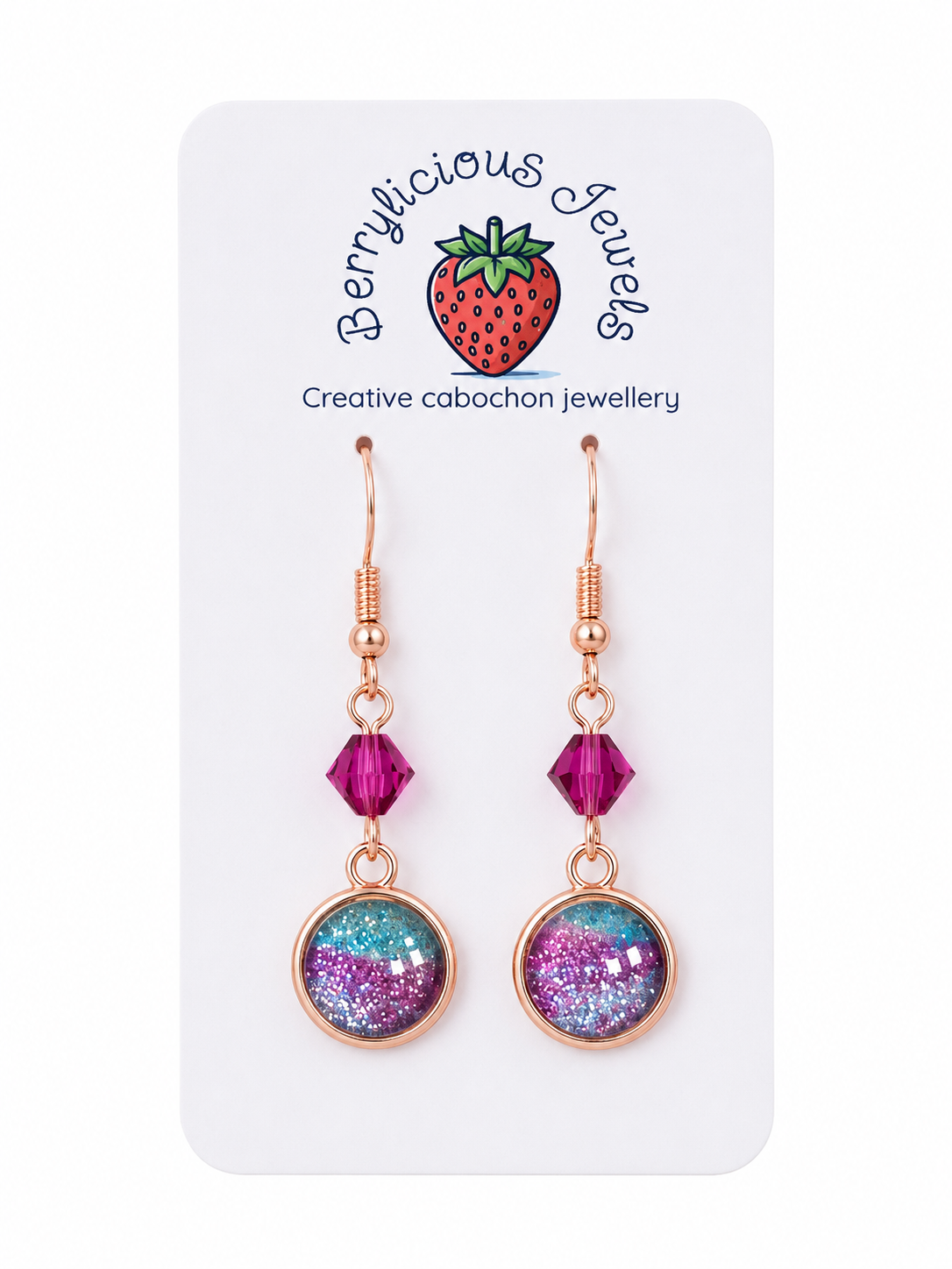 Purple Passion Dangle Earrings