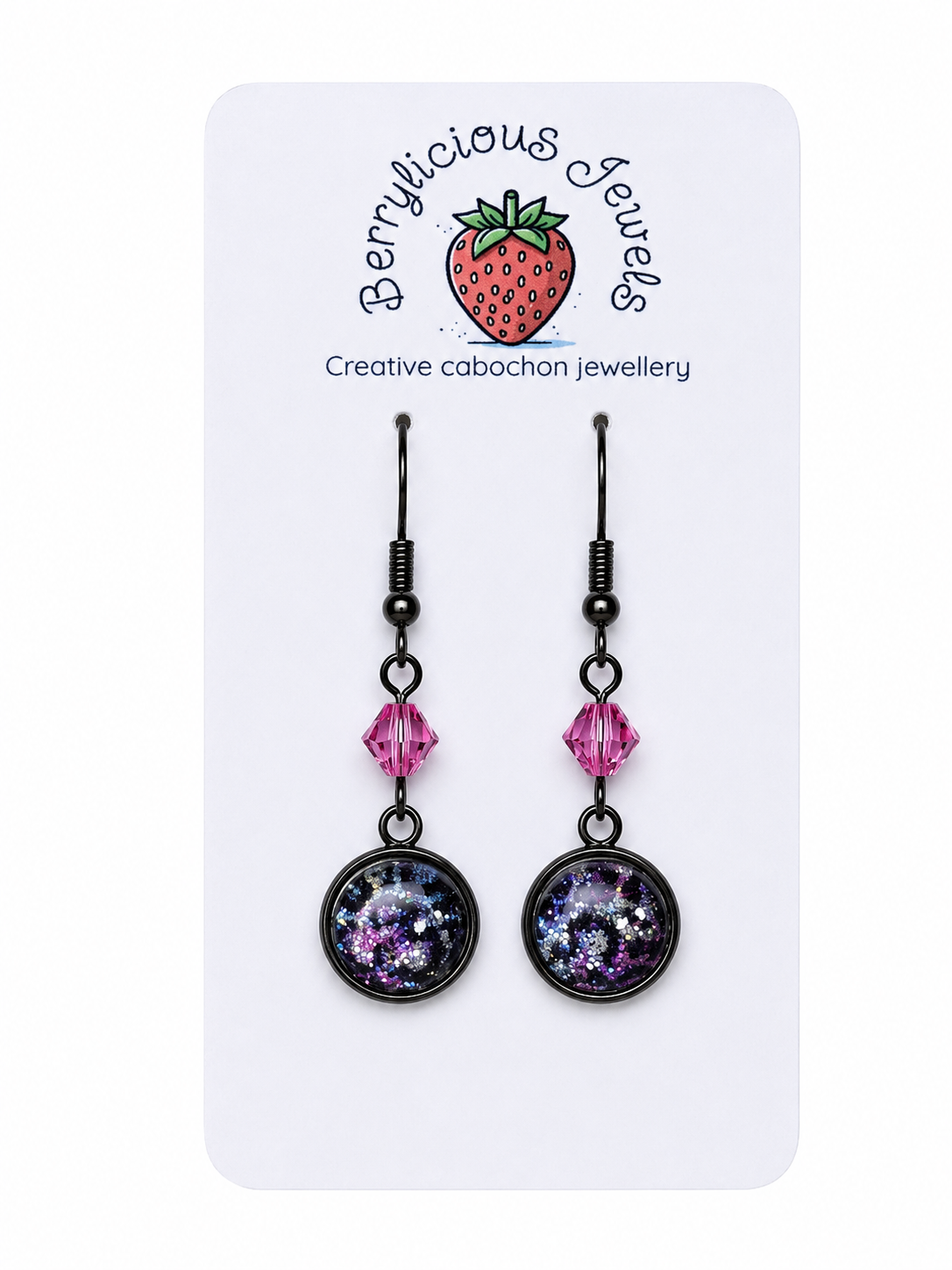 Rainbow Leopard Dangle Earrings