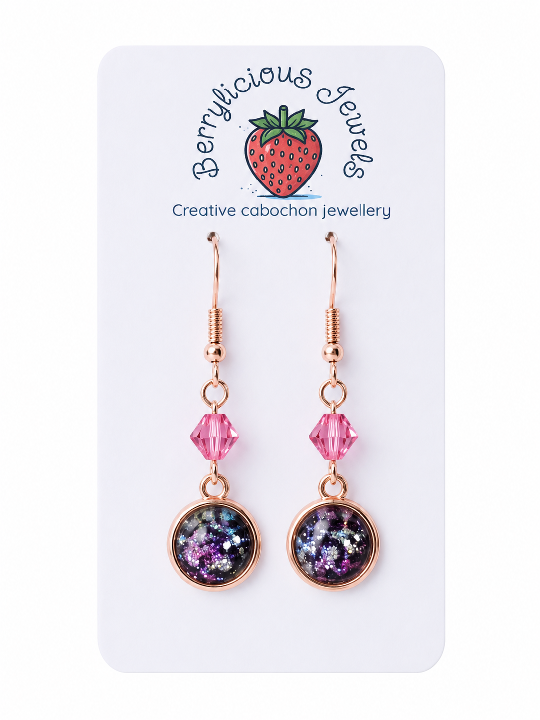 Rainbow Leopard Dangle Earrings