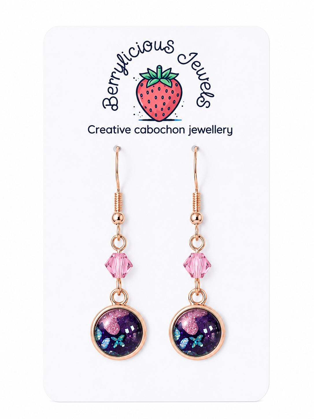 Sweet Floral Dangle Earrings
