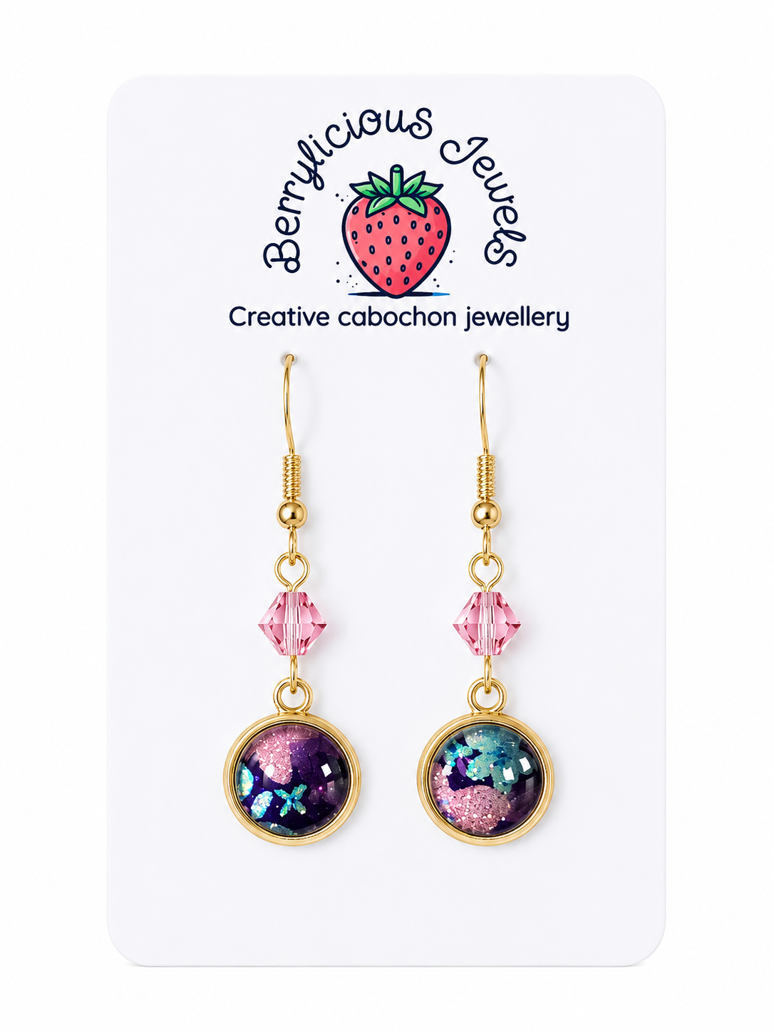 Sweet Floral Dangle Earrings