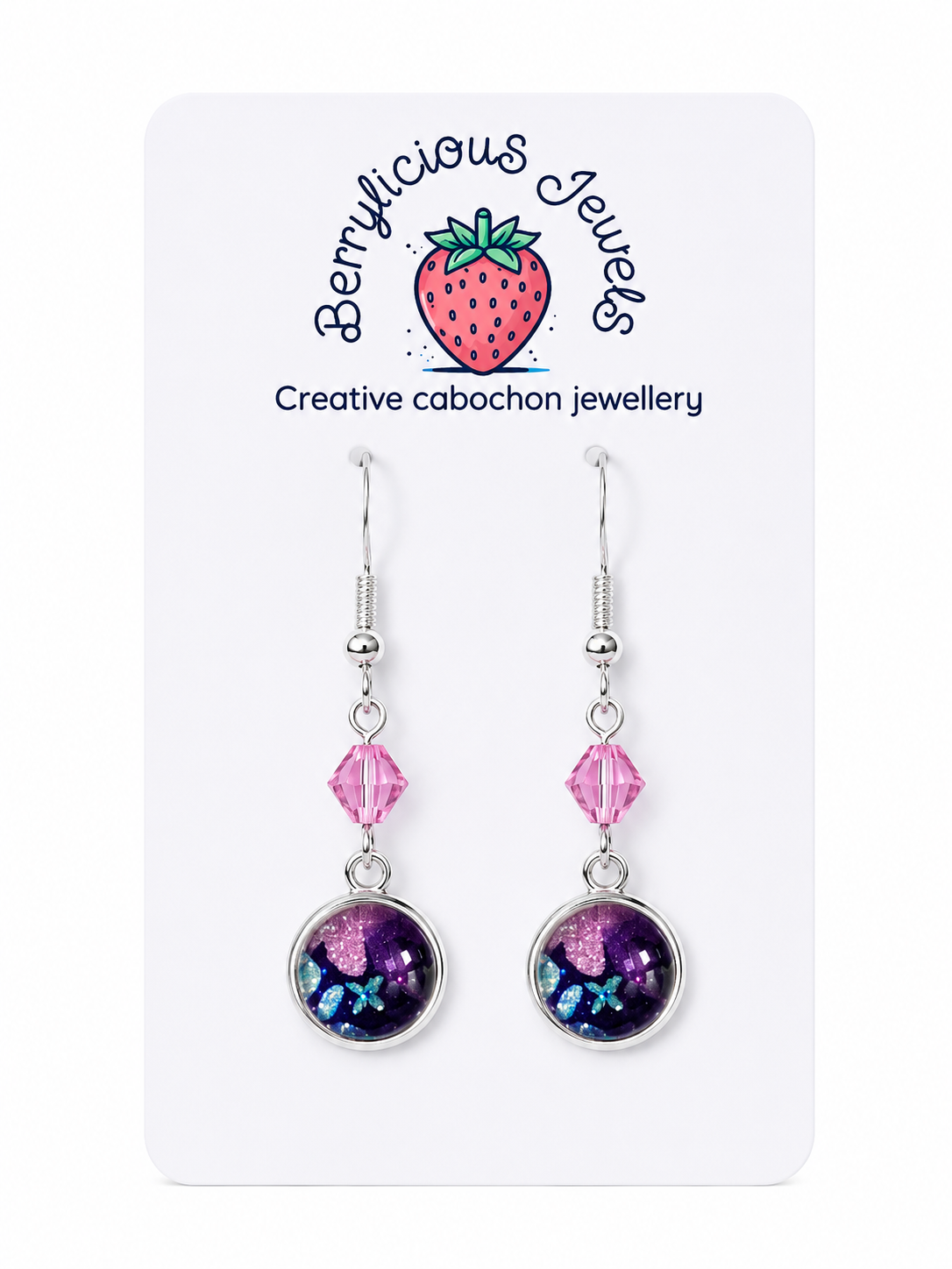 Sweet Floral Dangle Earrings
