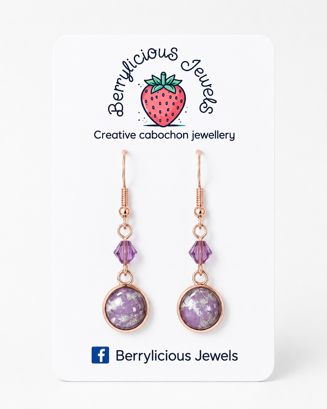 Purple Passion Dangle Earrings