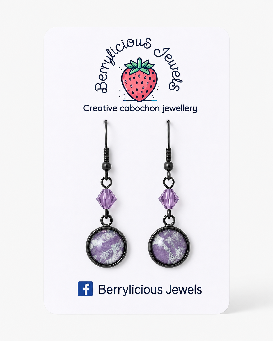 Purple Passion Dangle Earrings