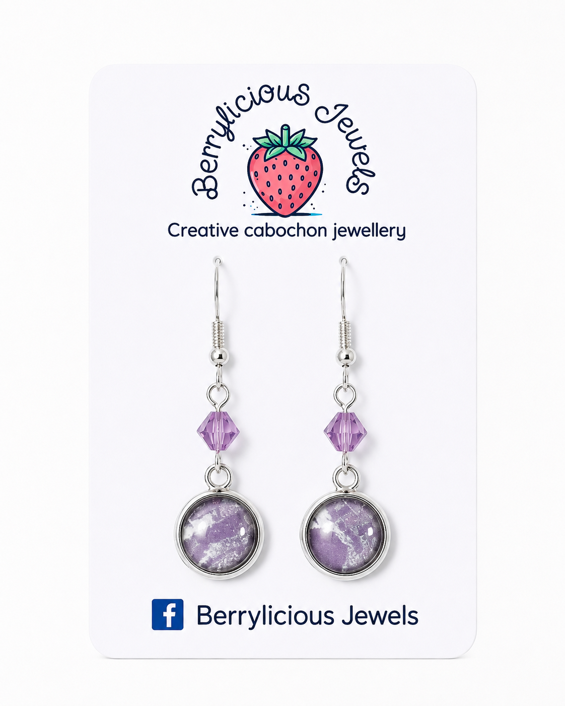 Purple Passion Dangle Earrings