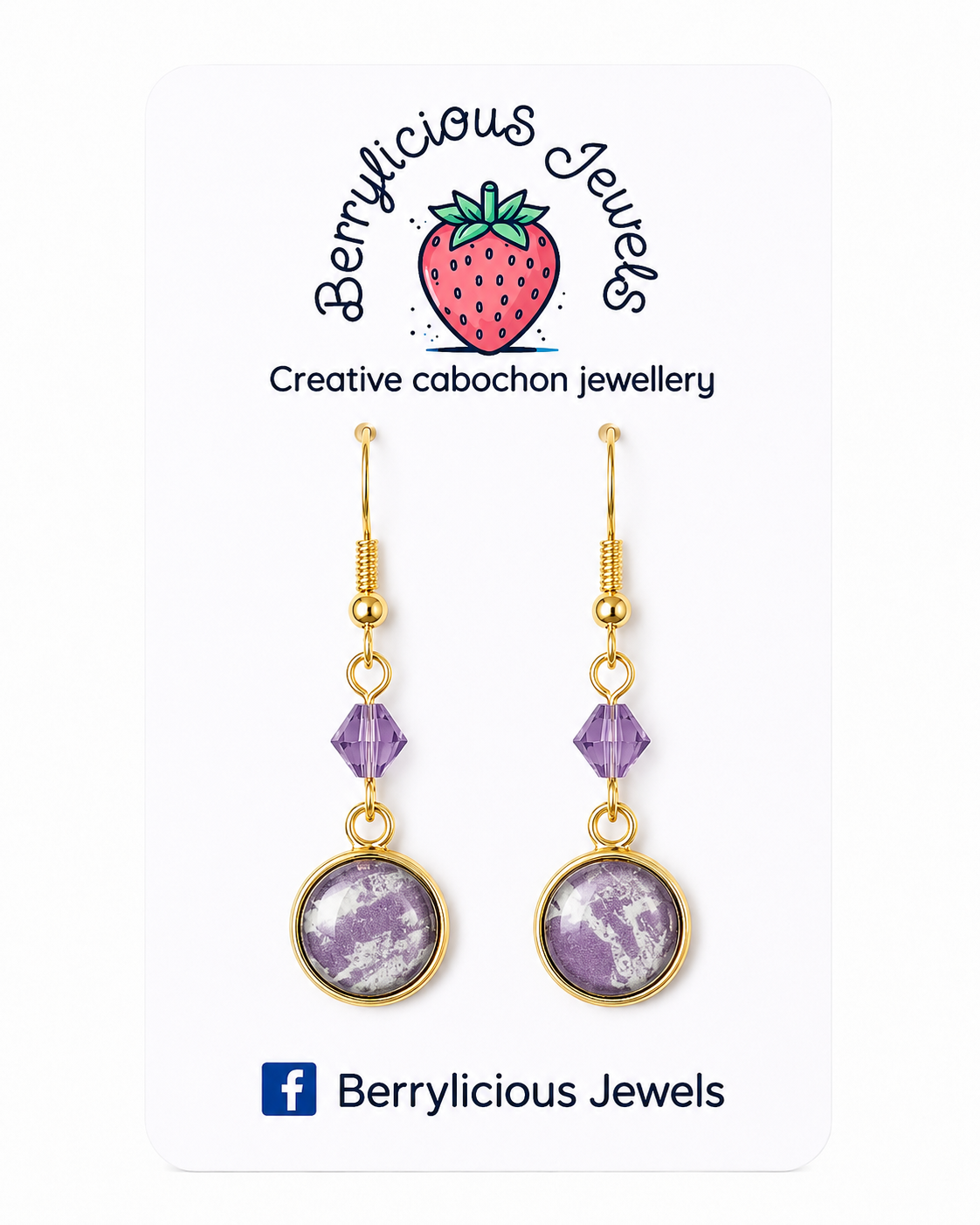 Purple Passion Dangle Earrings